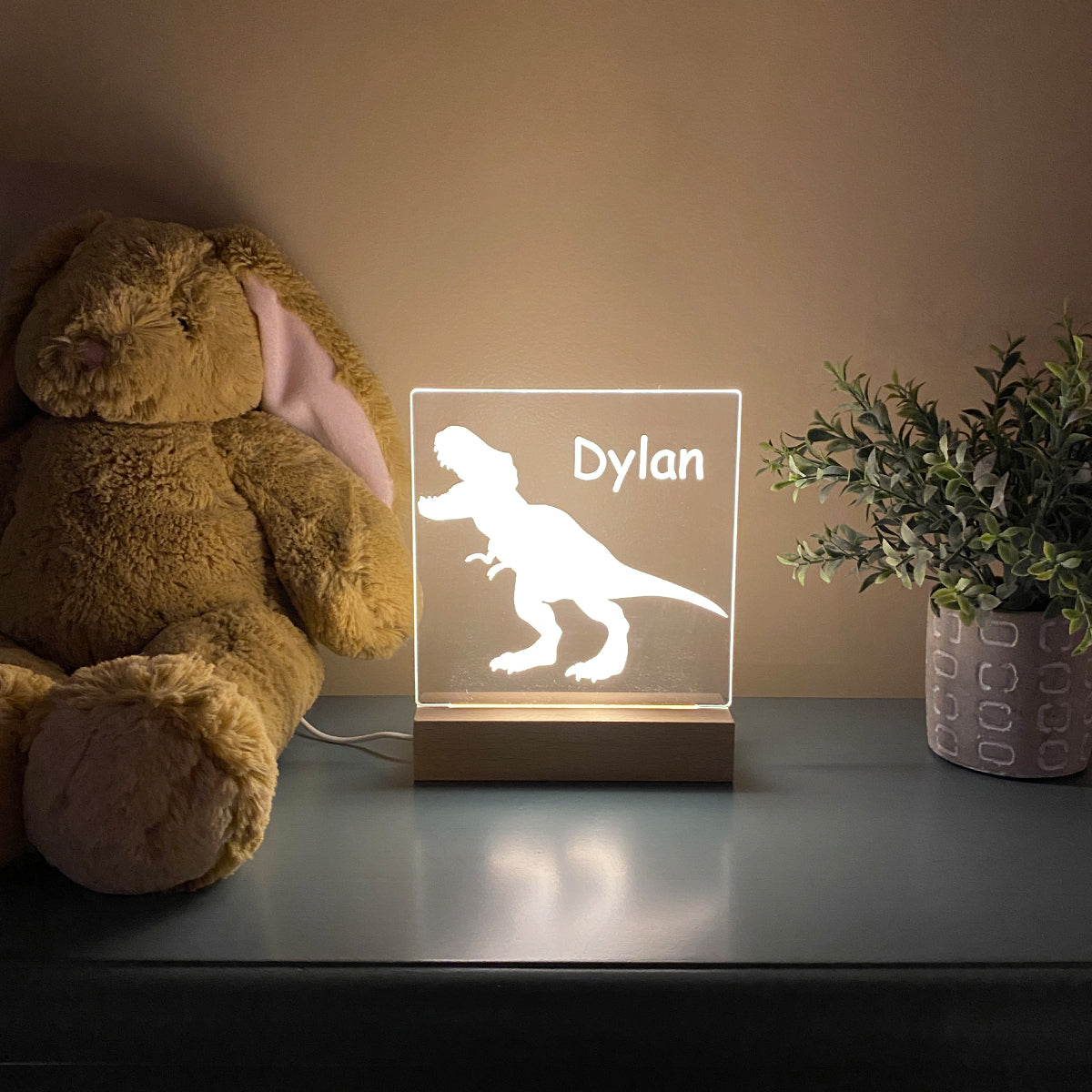 Dinosaur Night Light For Kids Room - Stamp Nouveau