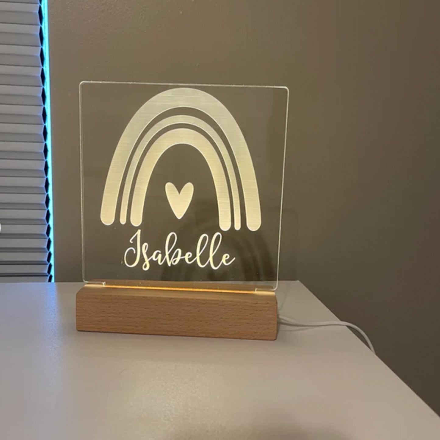 Rainbow Night Light - K&J Keepsakes