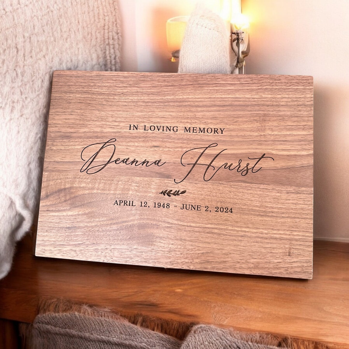 In Loving Memory Keepsake Box