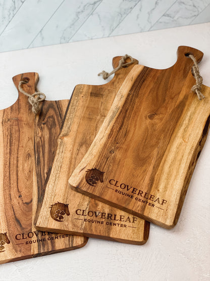 Corporate Gift Live Edge Cutting Board