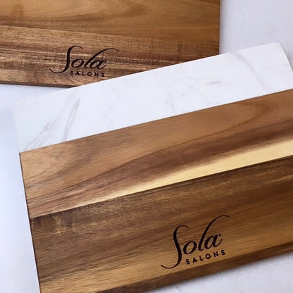 Corporate Gift Marble Wood Cheese Board