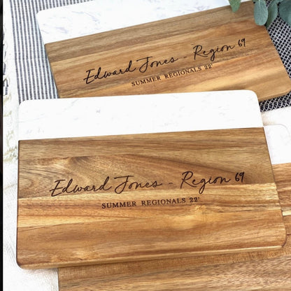 Corporate Gift Marble Wood Cheese Board