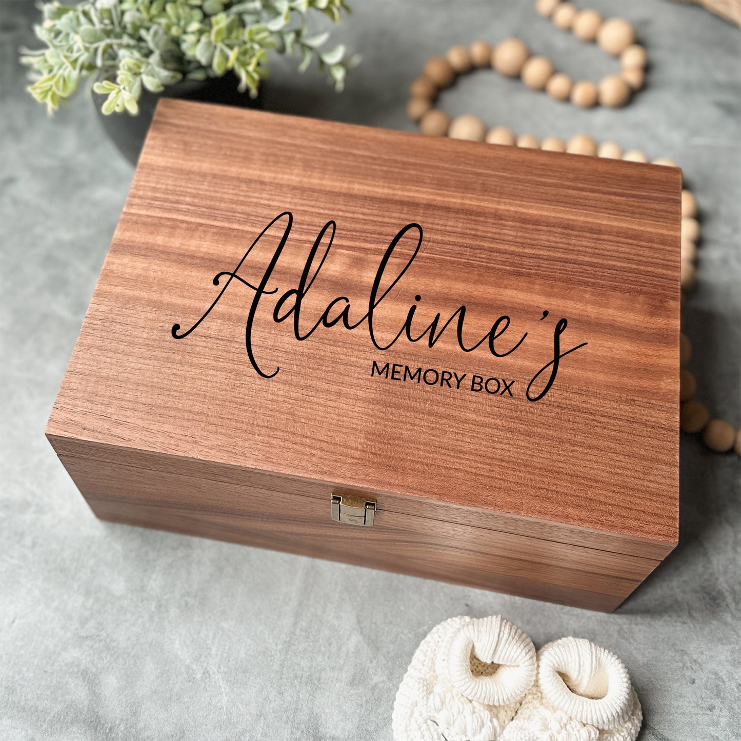 Personalized Baby Memory Keepsake Box