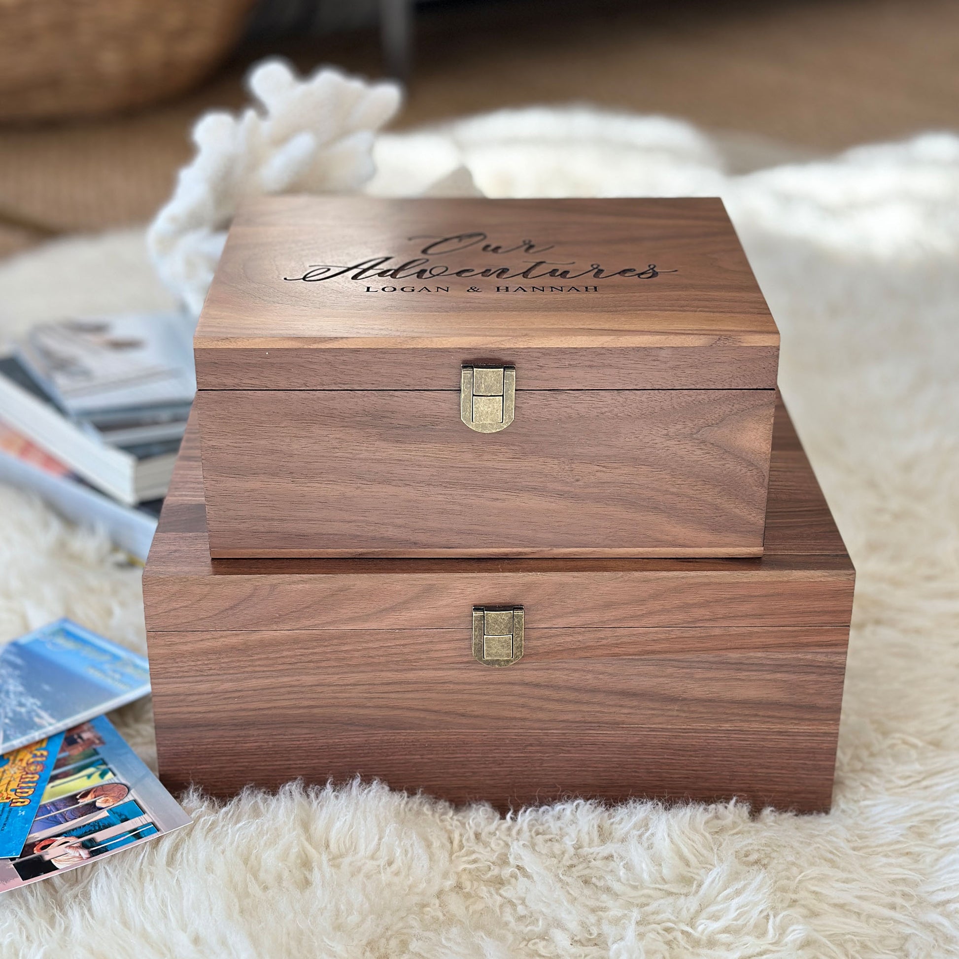 Personalized Anniversary Gift Keepsake Box - K&J Keepsakes