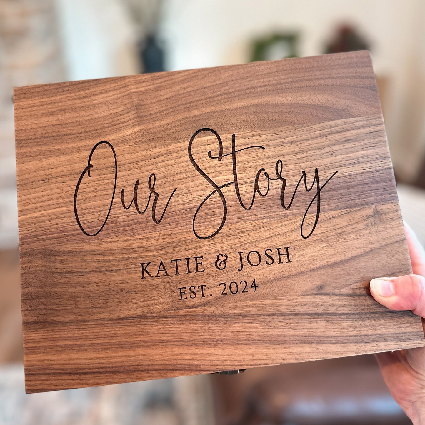 Our Story Personalized Keepsake Box
