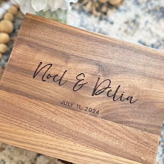 Wedding Gift Keepsake Box For Couples