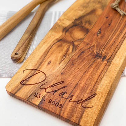 Live Edge Cutting Board - K&J Keepsakes